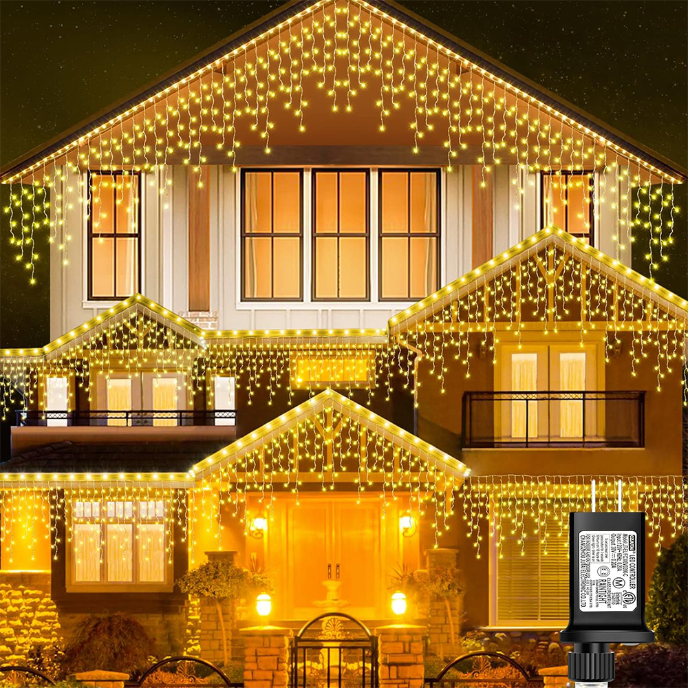 LED Icicle Lights for Christmas - kriskringlelighting